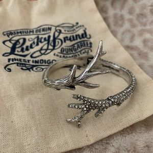 Lucky Brand silver cuff bracelet
